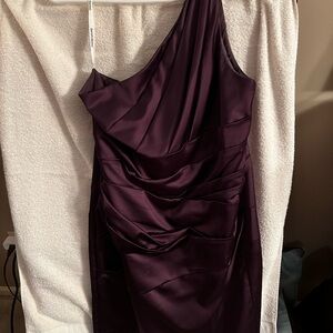 Purple cocktail dress
